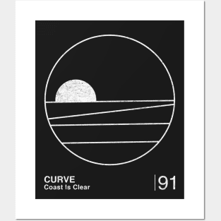 Curve / Minimalist Graphic Design Fan Artwork Posters and Art